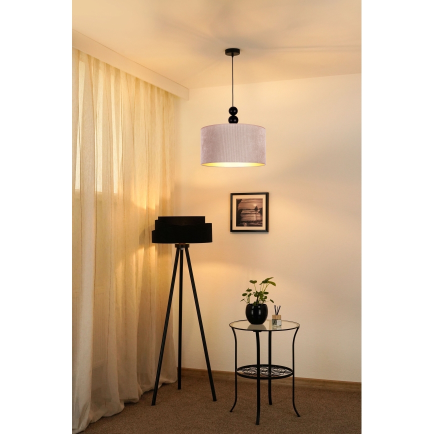 Duolla - Lühter LYON 1xE27/15W/230V d. 40 cm beež
