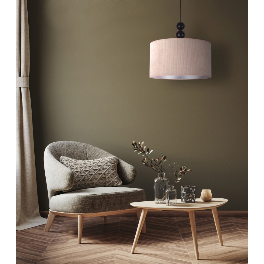 Duolla - Lühter LYON 1xE27/15W/230V d. 40 cm beež