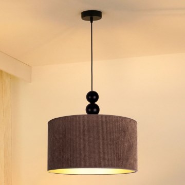 Duolla - Lühter LYON 1xE27/15W/230V d. 40 cm pruun