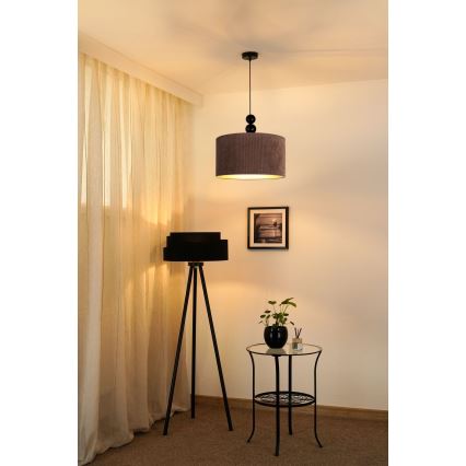 Duolla - Lühter LYON 1xE27/15W/230V d. 40 cm pruun