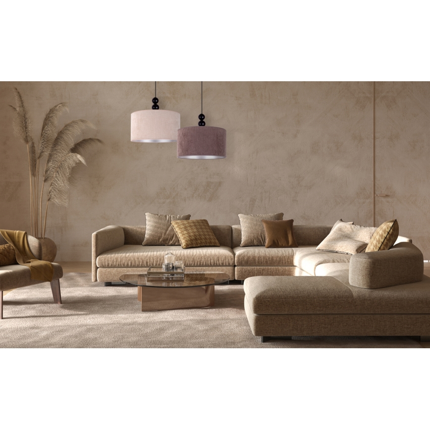 Duolla - Lühter LYON 1xE27/15W/230V d. 40 cm pruun