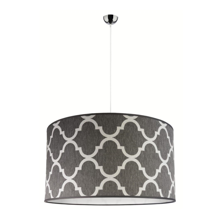 Duolla - Lühter MAROKO 1xE27/40W/230V d. 45 cm hall/valge
