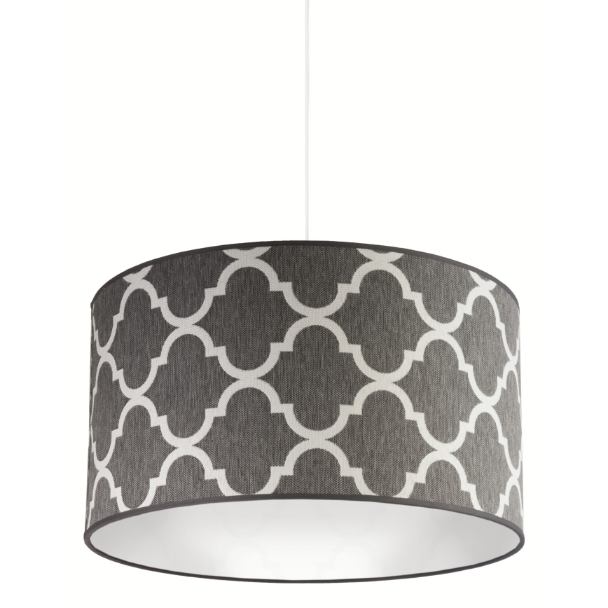 Duolla - Lühter MAROKO 1xE27/40W/230V d. 45 cm hall/valge