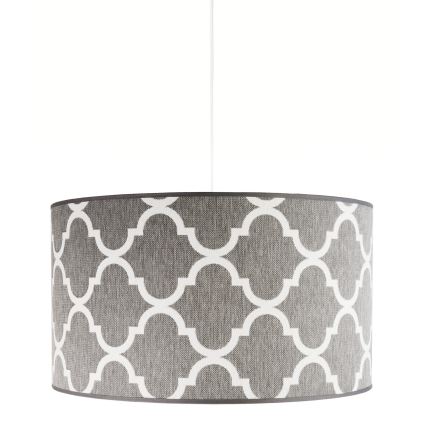 Duolla - Lühter MAROKO 1xE27/40W/230V d. 45 cm hall/valge