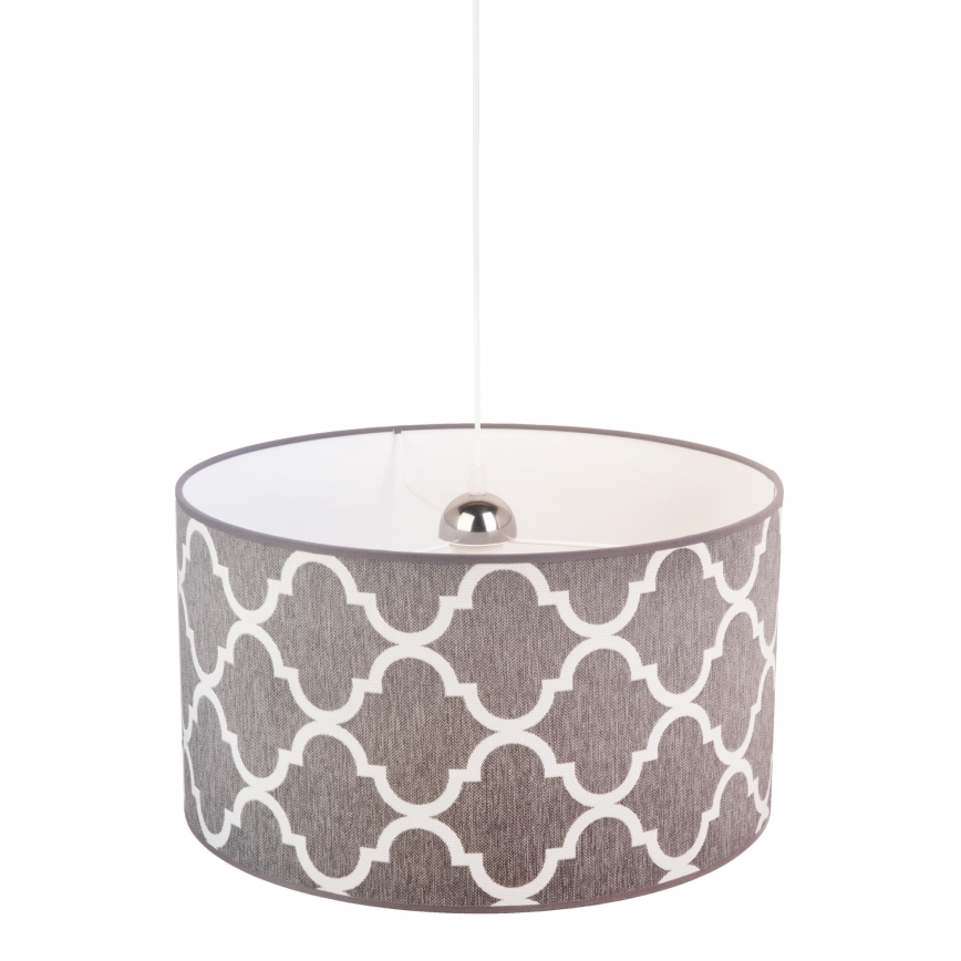 Duolla - Lühter MAROKO 1xE27/40W/230V d. 45 cm hall/valge