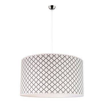 Duolla - Lühter MAROKO 1xE27/40W/230V d. 45 cm valge/must