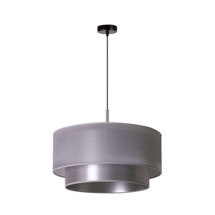 Duolla - Lühter NANTES 1xE27/15W/230V d. 45 cm hõbe