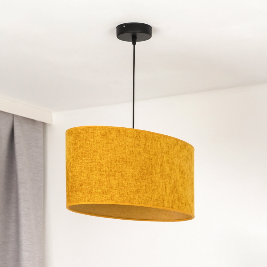 Duolla - Lühter OVAL 1xE27/15W/230V pruun