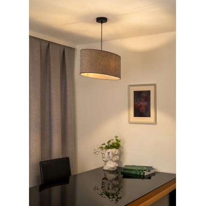 Duolla - Lühter OVAL 1xE27/15W/230V pruun