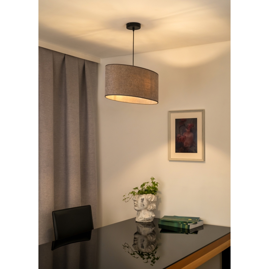 Duolla - Lühter OVAL 1xE27/15W/230V pruun