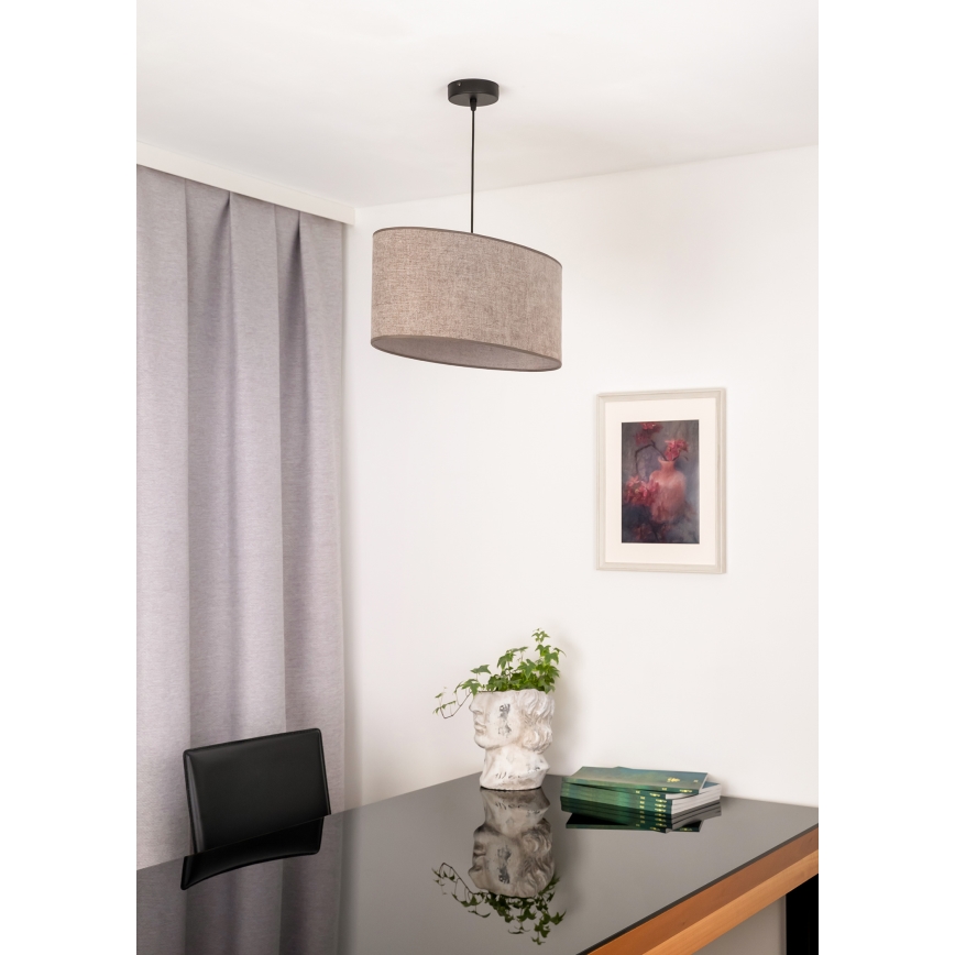 Duolla - Lühter OVAL 1xE27/15W/230V pruun