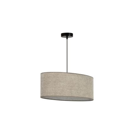 Duolla - Lühter OVAL 1xE27/15W/230V pruun