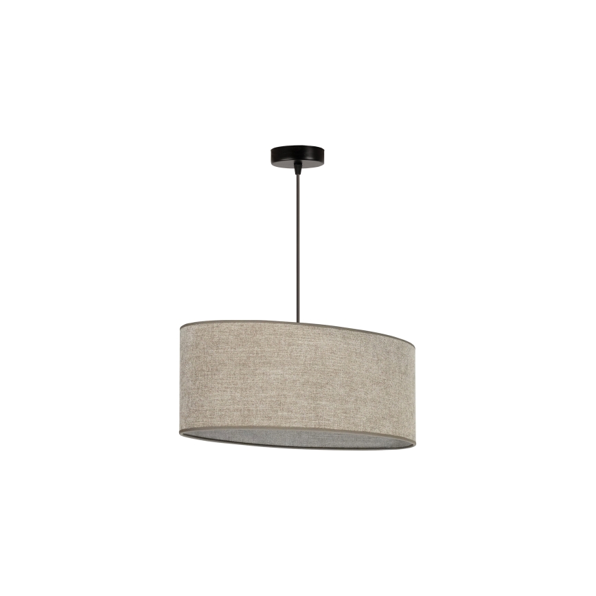 Duolla - Lühter OVAL 1xE27/15W/230V pruun