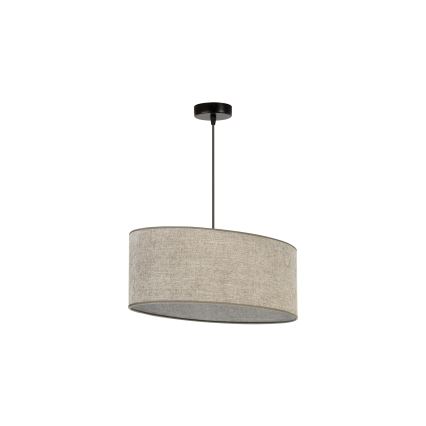 Duolla - Lühter OVAL 1xE27/15W/230V pruun