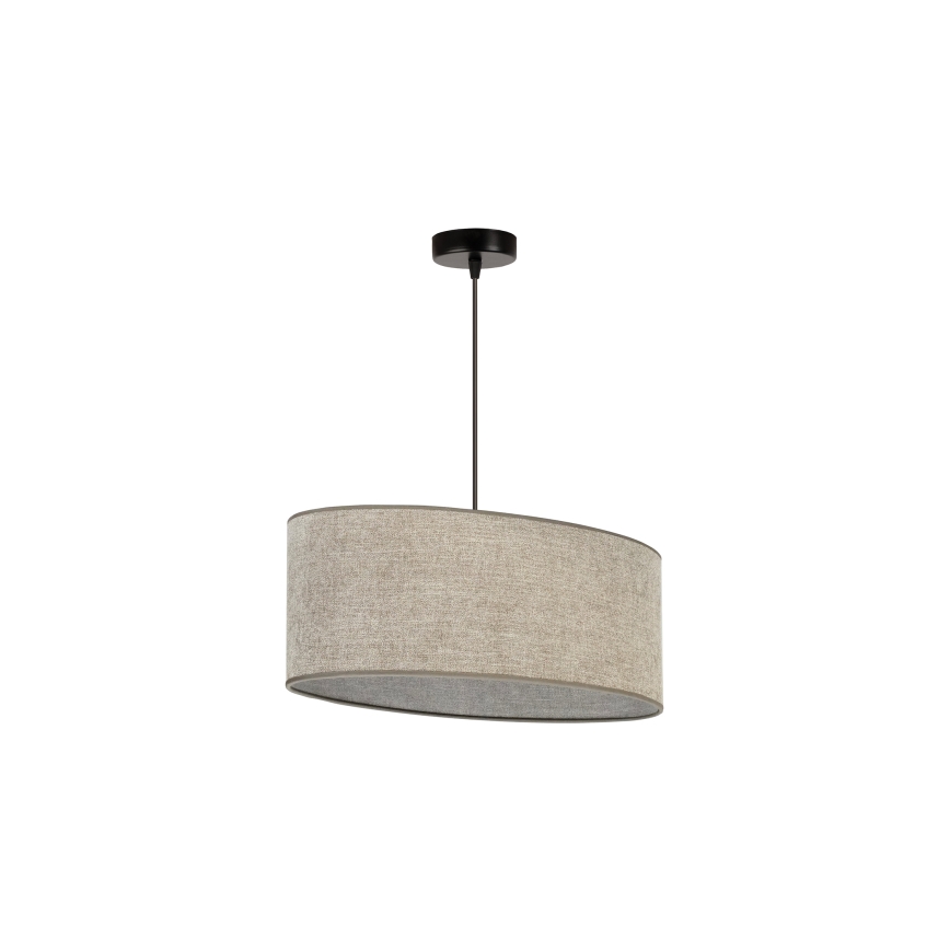 Duolla - Lühter OVAL 1xE27/15W/230V pruun