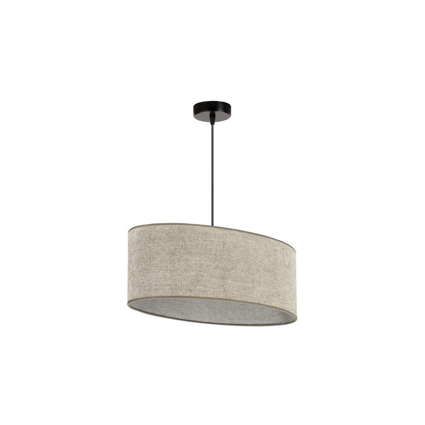 Duolla - Lühter OVAL 1xE27/15W/230V pruun