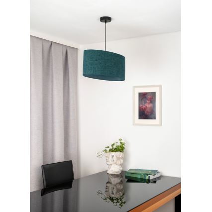 Duolla - Lühter OVAL 1xE27/15W/230V roheline