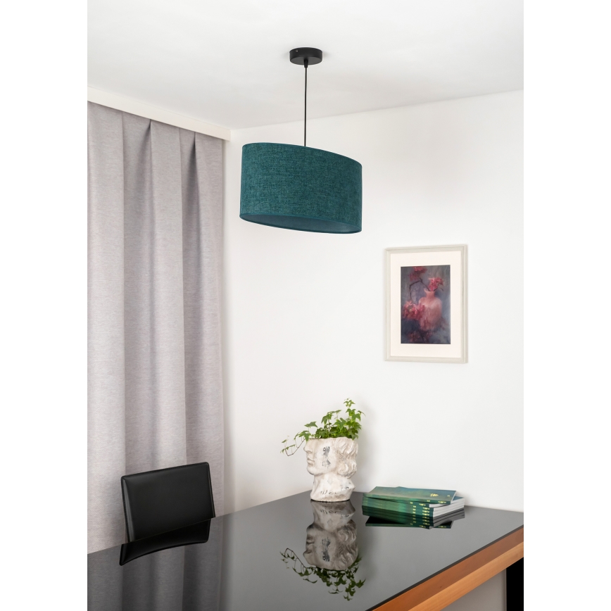 Duolla - Lühter OVAL 1xE27/15W/230V roheline