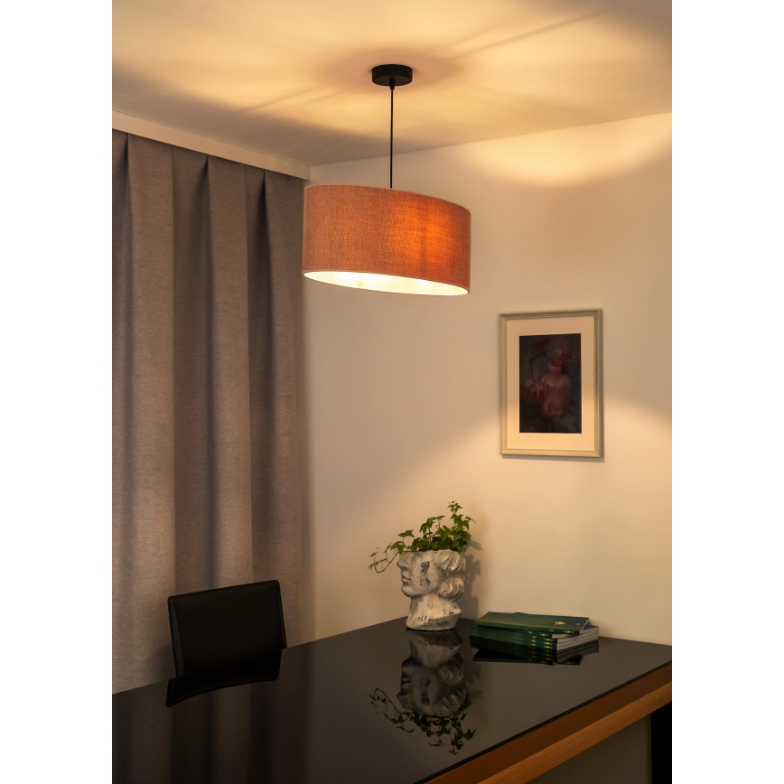 Duolla - Lühter OVAL 1xE27/15W/230V roosa