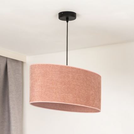Duolla - Lühter OVAL 1xE27/15W/230V roosa