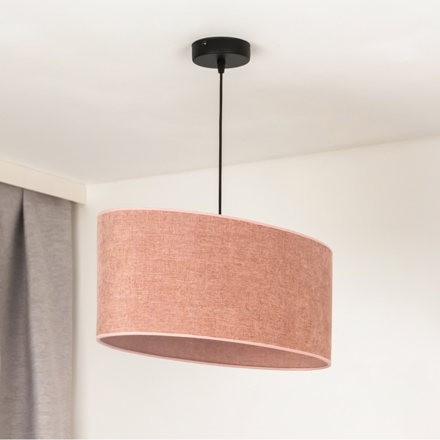 Duolla - Lühter OVAL 1xE27/15W/230V roosa
