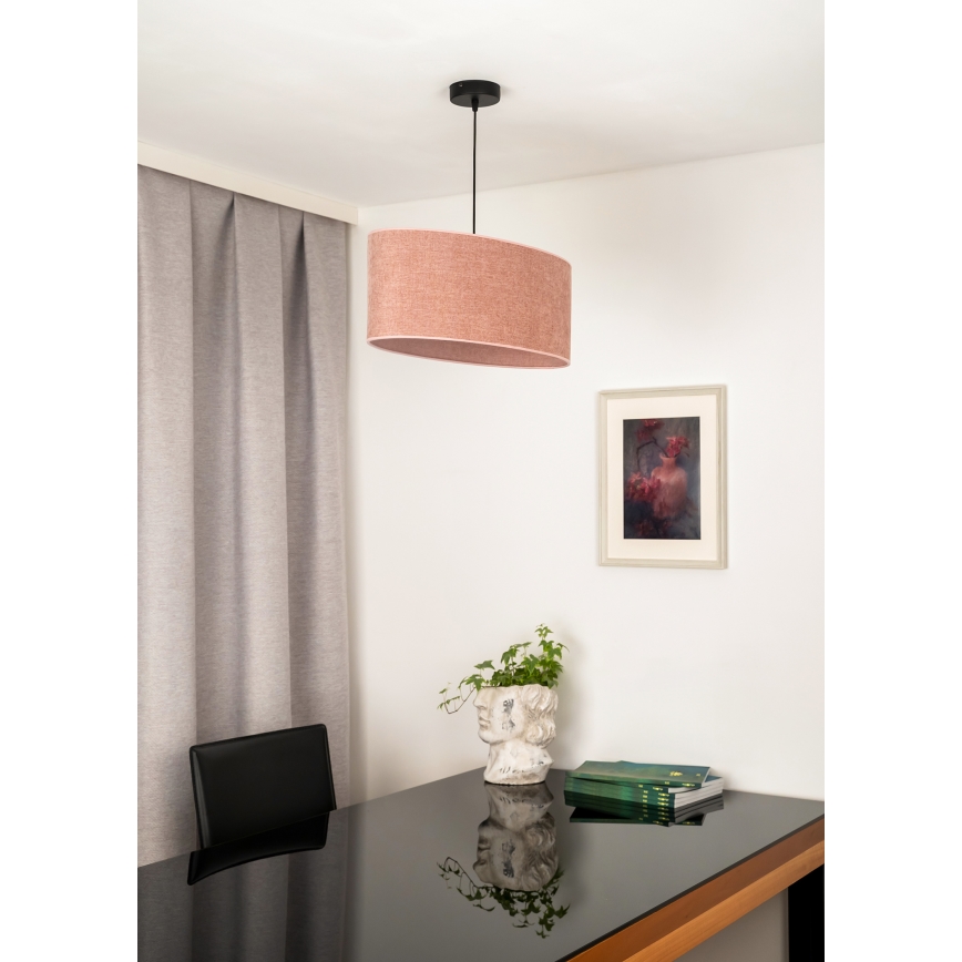 Duolla - Lühter OVAL 1xE27/15W/230V roosa