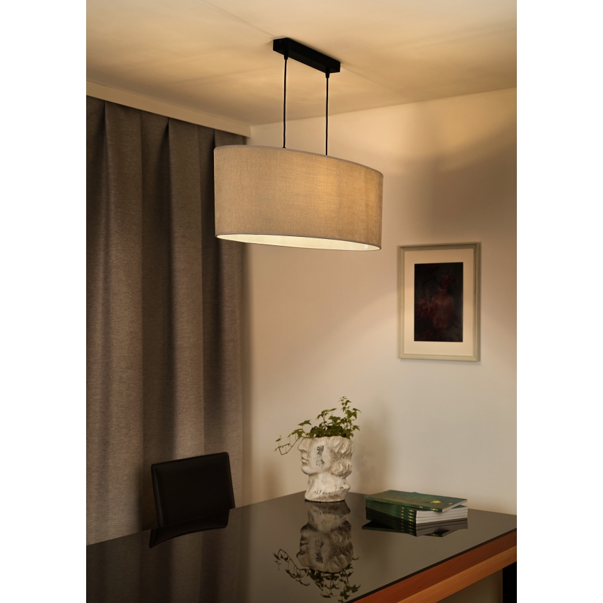 Duolla - Lühter OVAL 2xE27/15W/230V hall