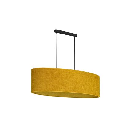 Duolla - Lühter OVAL 2xE27/15W/230V pruun