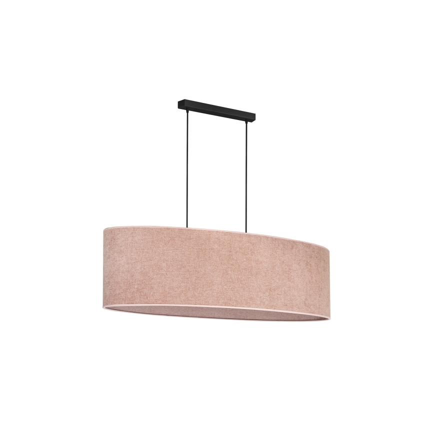 Duolla - Lühter OVAL 2xE27/15W/230V roosa