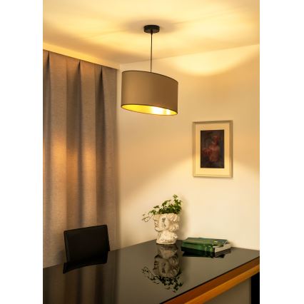 Duolla - Lühter OVAL VEGAN 1xE27/15W/230V beež