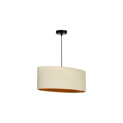 Duolla - Lühter OVAL VEGAN 1xE27/15W/230V kreemikas