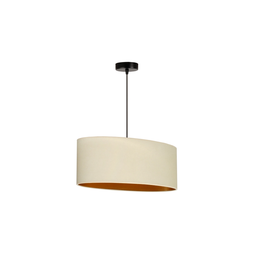 Duolla - Lühter OVAL VEGAN 1xE27/15W/230V kreemikas