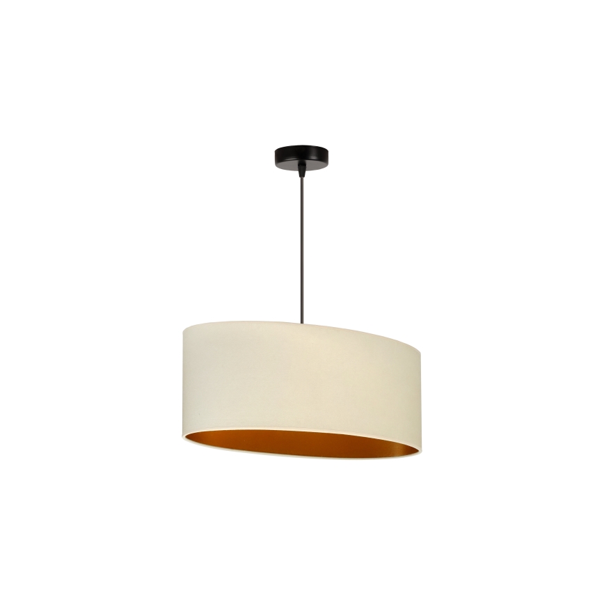Duolla - Lühter OVAL VEGAN 1xE27/15W/230V kreemikas