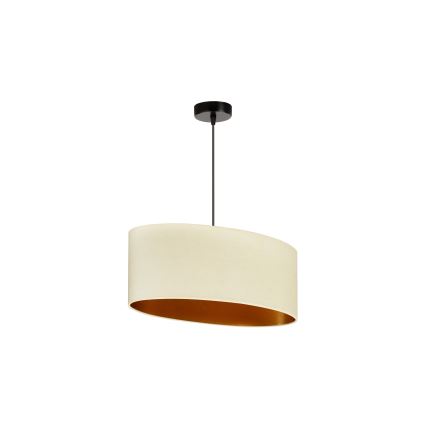 Duolla - Lühter OVAL VEGAN 1xE27/15W/230V kreemikas