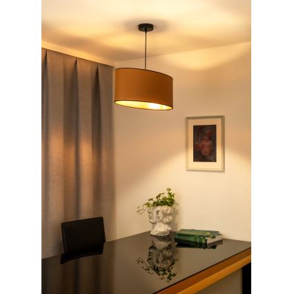 Duolla - Lühter OVAL VEGAN 1xE27/15W/230V pruun