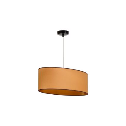 Duolla - Lühter OVAL VEGAN 1xE27/15W/230V pruun