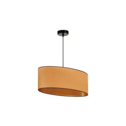 Duolla - Lühter OVAL VEGAN 1xE27/15W/230V pruun