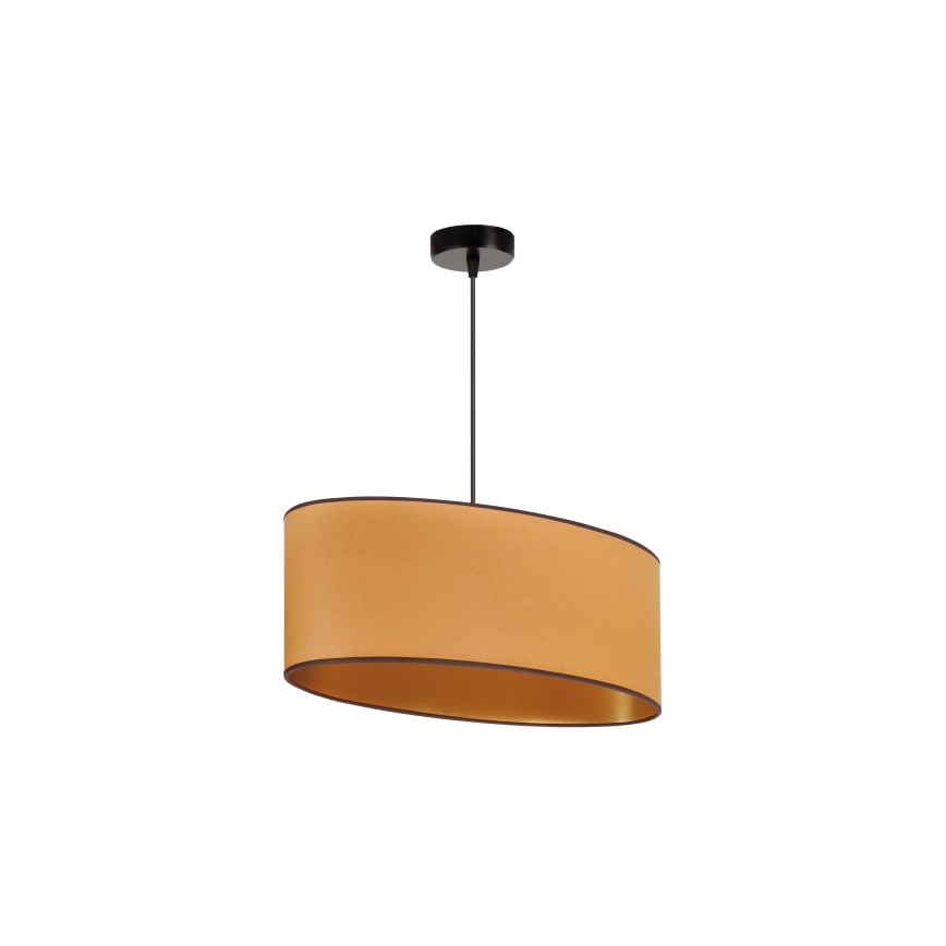 Duolla - Lühter OVAL VEGAN 1xE27/15W/230V pruun