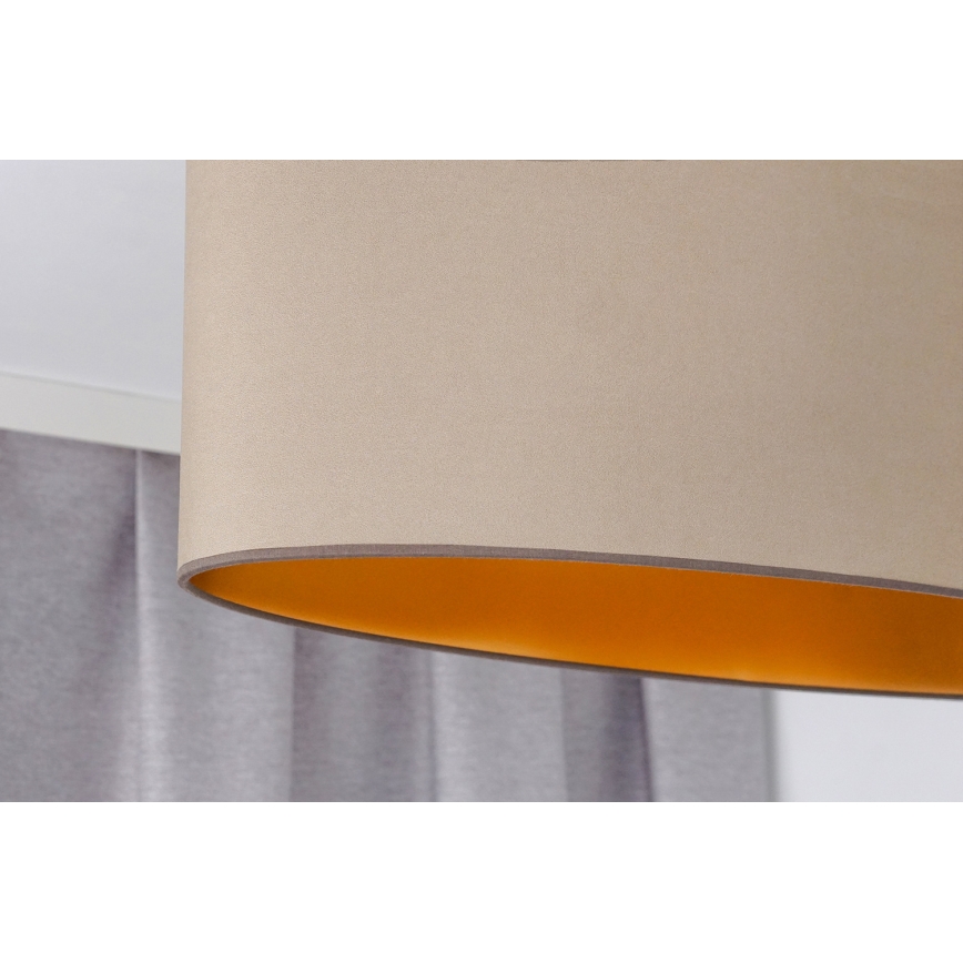 Duolla - Lühter OVAL VEGAN 2xE27/15W/230V beež