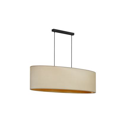 Duolla - Lühter OVAL VEGAN 2xE27/15W/230V beež