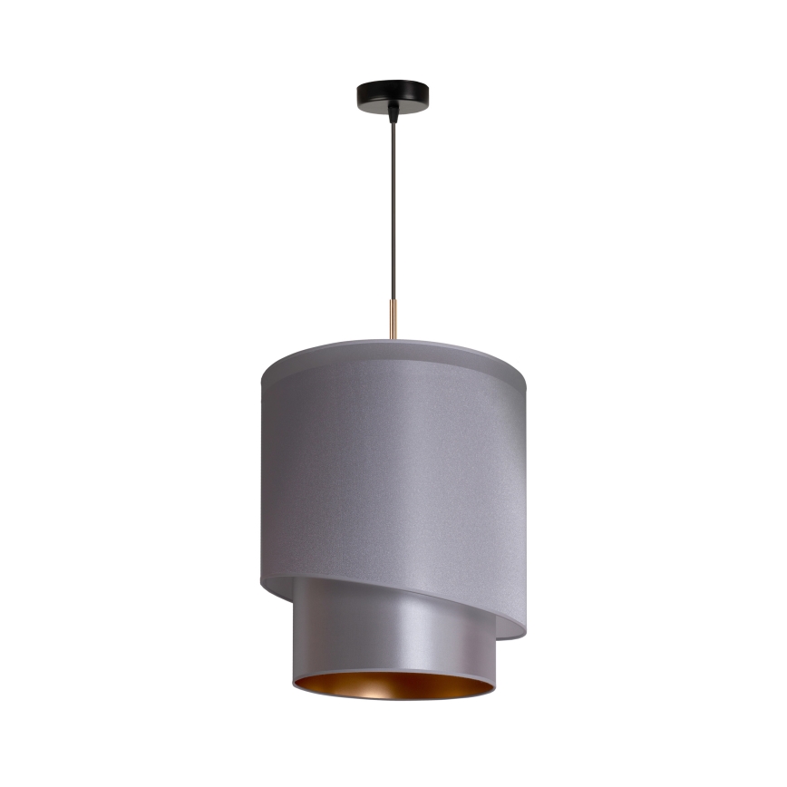 Duolla - Lühter PARIIS 1xE27/15W/230V d. 40 cm hõbe/kuldne