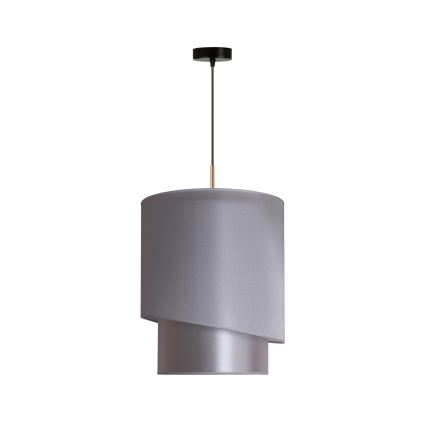 Duolla - Lühter PARIIS 1xE27/15W/230V d. 40 cm hõbe/kuldne