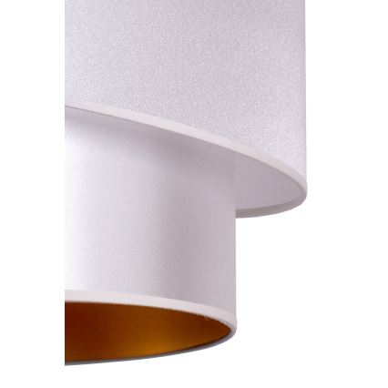 Duolla - Lühter PARIIS 1xE27/15W/230V d. 40 cm hõbe/kuldne