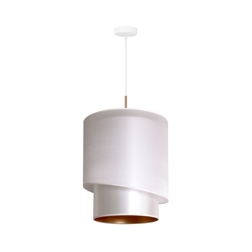 Duolla - Lühter PARIIS 1xE27/15W/230V d. 40 cm hõbe/kuldne