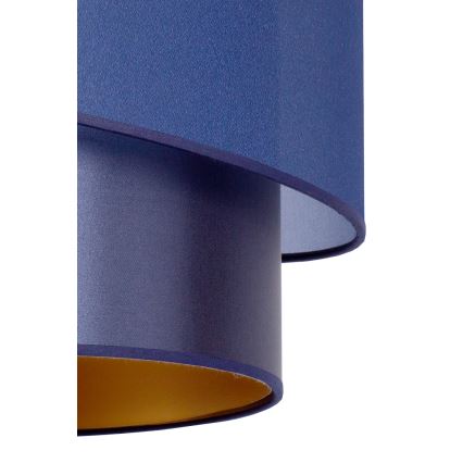 Duolla - Lühter PARIIS 1xE27/15W/230V d. 40 cm sinine/kuldne