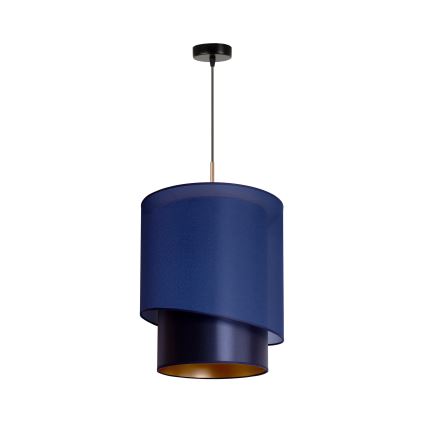 Duolla - Lühter PARIIS 1xE27/15W/230V d. 40 cm sinine/kuldne