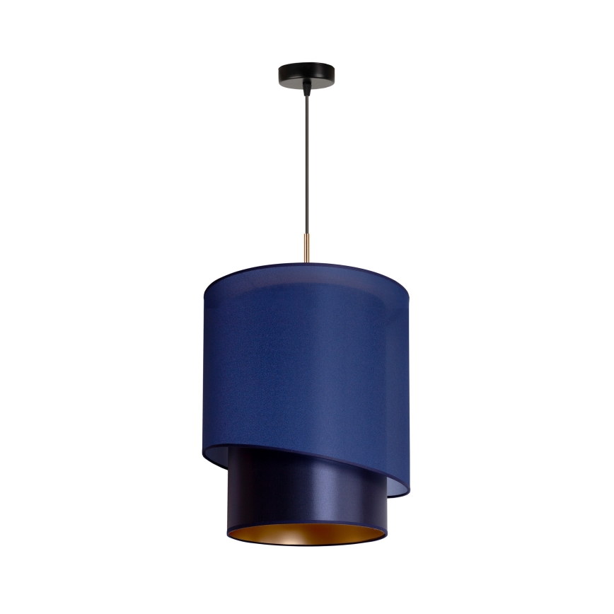 Duolla - Lühter PARIIS 1xE27/15W/230V d. 40 cm sinine/kuldne