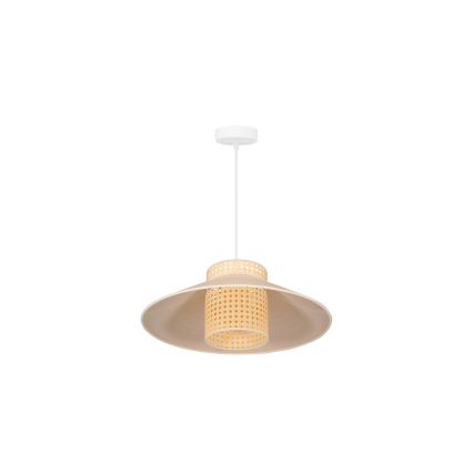 Duolla - Lühter RIO RATTAN 1xE27/15W/230V d. 45 cm beež/rotang