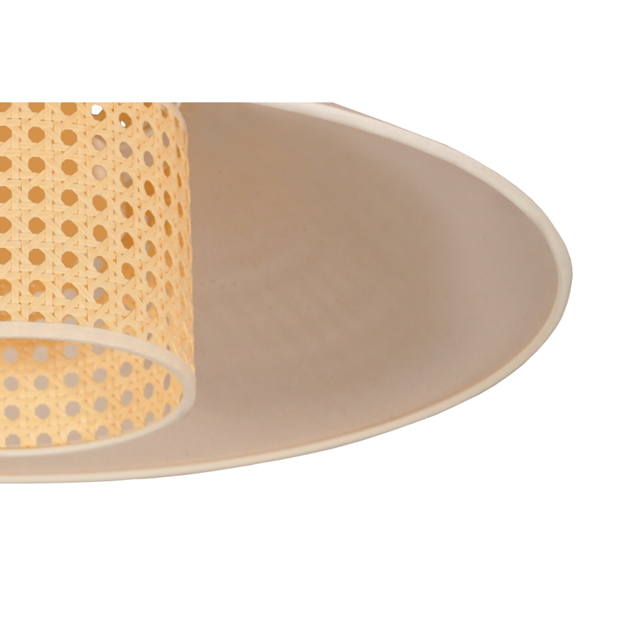 Duolla - Lühter RIO RATTAN 1xE27/15W/230V d. 45 cm beež/rotang