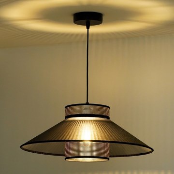 Duolla - Lühter RIO SHINY 1xE27/15W/230V d. 45 cm must/vask
